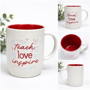 Teach love inspire coffee mug